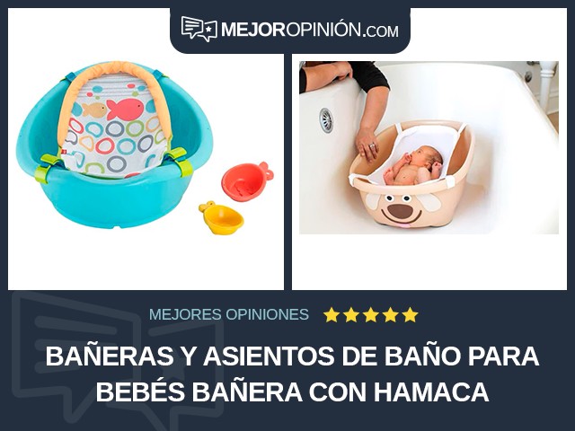 Bañeras y asientos de baño para bebés Bañera Con hamaca