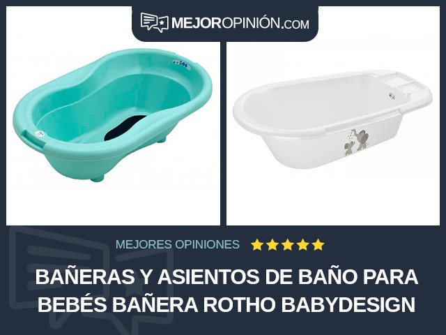 Bañeras y asientos de baño para bebés Bañera Rotho Babydesign