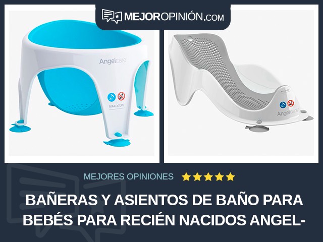 Bañeras y asientos de baño para bebés Para recién nacidos Angelcare