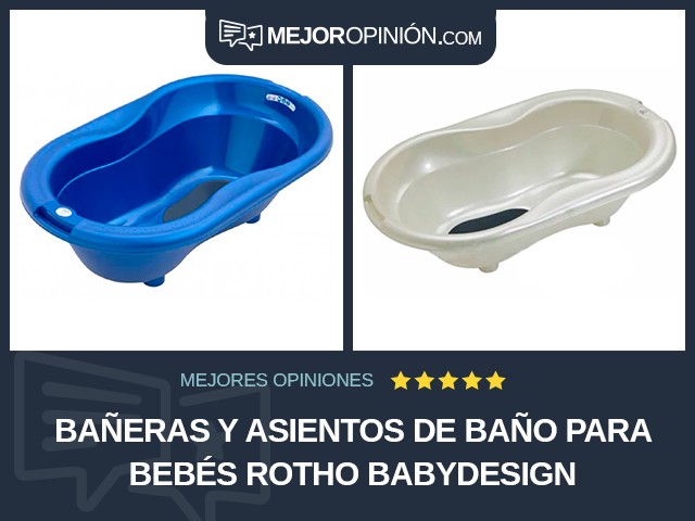 Bañeras y asientos de baño para bebés Rotho Babydesign