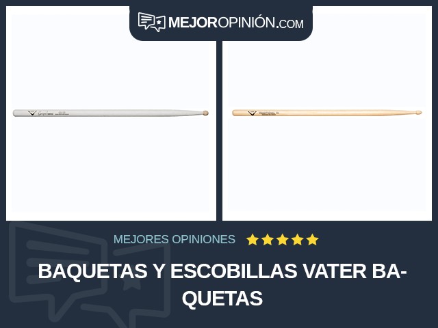 Baquetas y escobillas Vater Baquetas