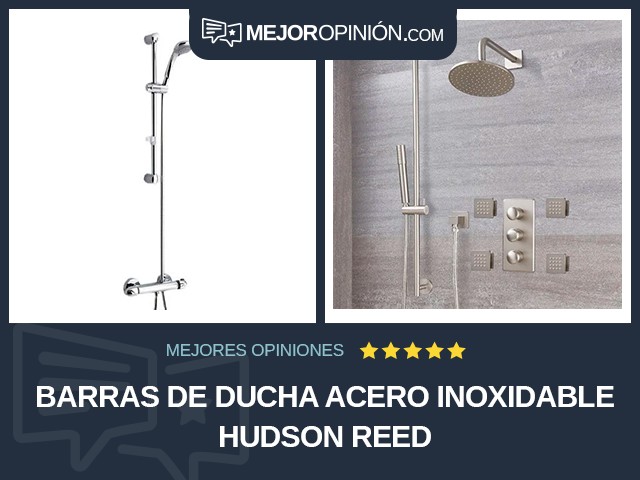 Barras de ducha Acero inoxidable Hudson Reed