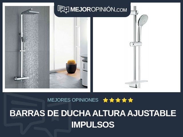 Barras de ducha Altura ajustable Impulsos