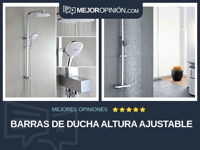 Barras de ducha Altura ajustable