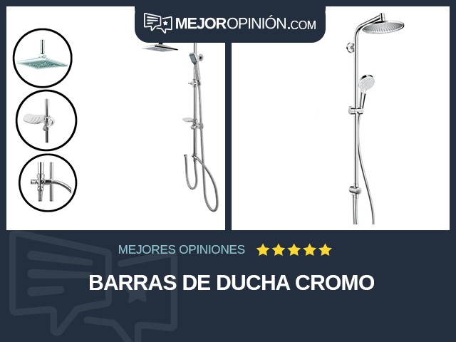 Barras de ducha Cromo