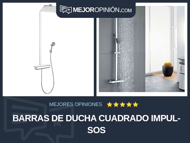 Barras de ducha Cuadrado Impulsos