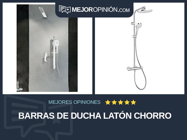 Barras de ducha Latón Chorro