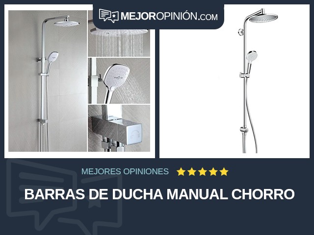 Barras de ducha Manual Chorro