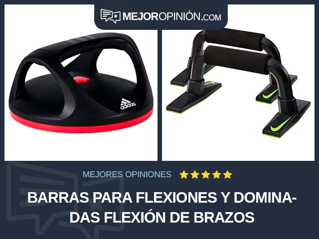 Barras para flexiones y dominadas Flexión de brazos