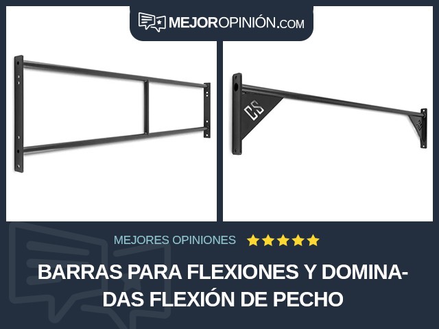 Barras para flexiones y dominadas Flexión de pecho