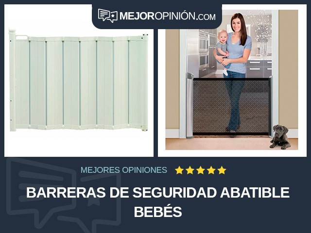 Barreras de seguridad Abatible Bebés