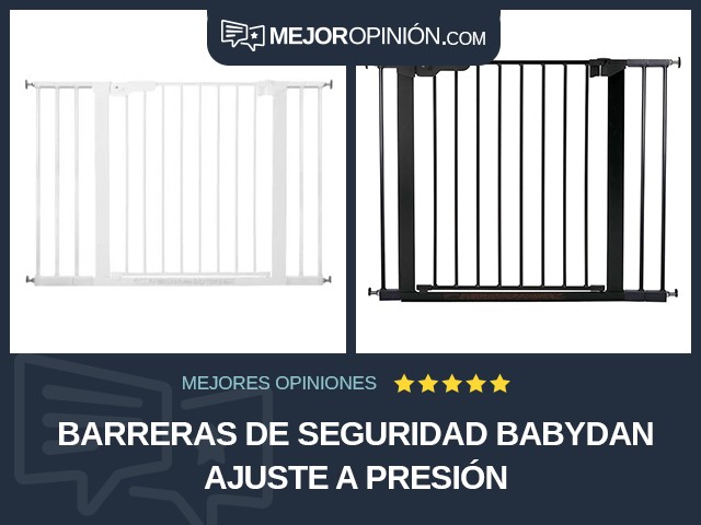 Barreras de seguridad BabyDan Ajuste a presión