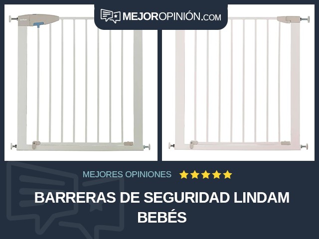 Barreras de seguridad Lindam Bebés