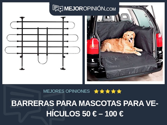 Barreras para mascotas para vehículos 50 € – 100 €