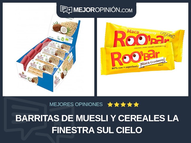 Barritas de muesli y cereales La Finestra sul Cielo