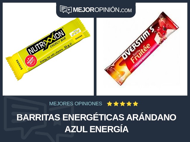 Barritas energéticas Arándano azul Energía