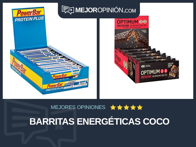 Barritas energéticas Coco