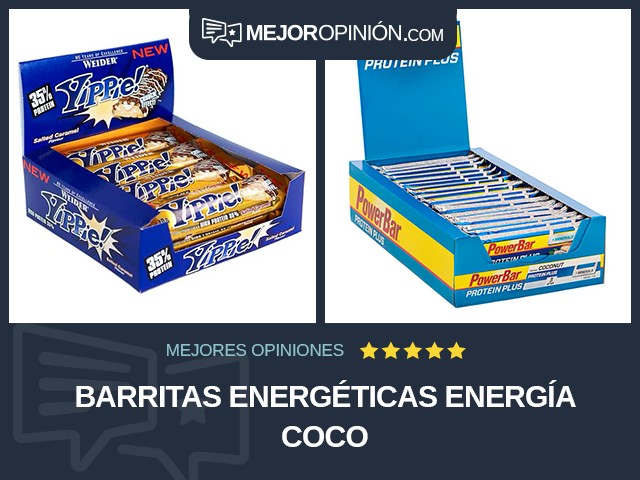 Barritas energéticas Energía Coco