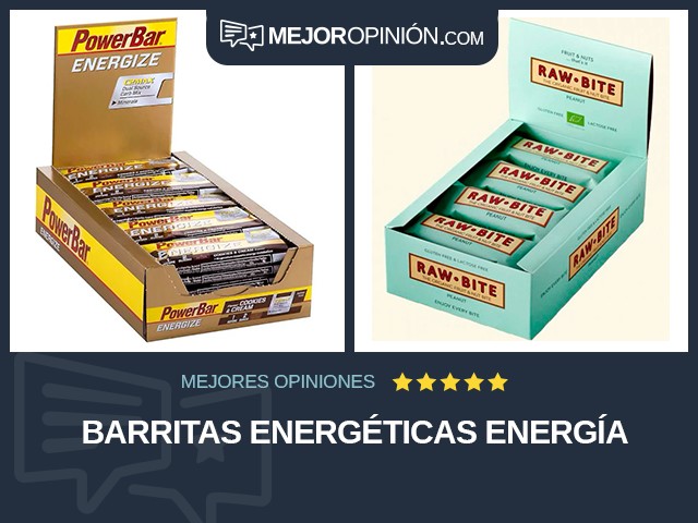 Barritas energéticas Energía