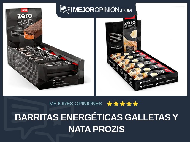 Barritas energéticas Galletas y nata Prozis