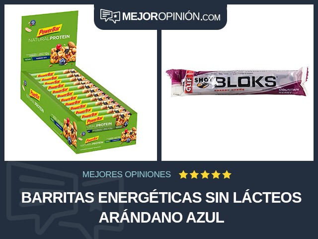 Barritas energéticas Sin lácteos Arándano azul