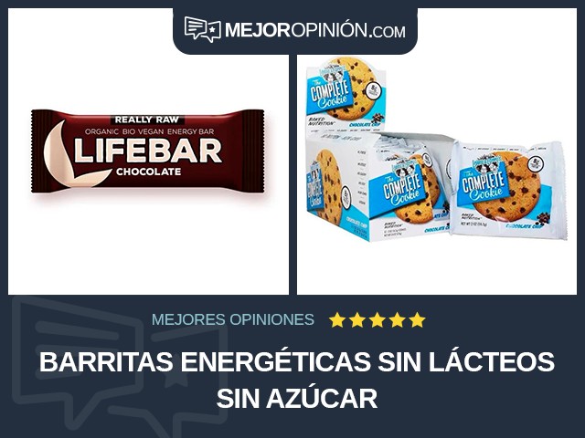 Barritas energéticas Sin lácteos Sin azúcar