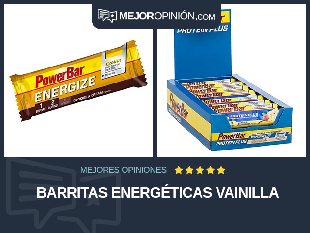 Barritas energéticas Vainilla