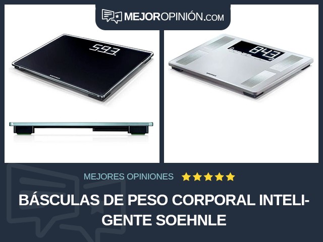 Básculas de peso corporal Inteligente Soehnle