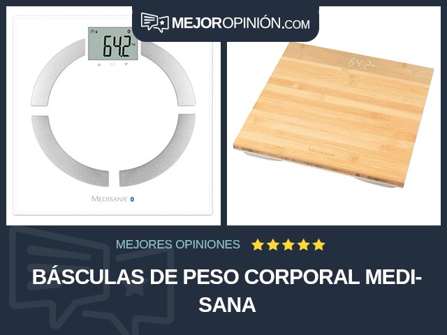 Básculas de peso corporal Medisana