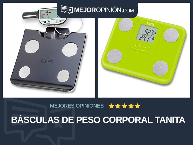 Básculas de peso corporal Tanita