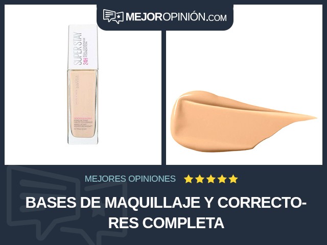 Bases de maquillaje y correctores Completa