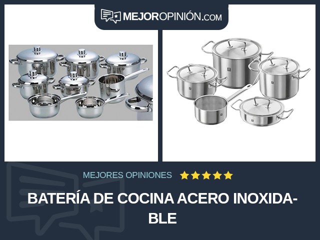 Batería de cocina Acero inoxidable