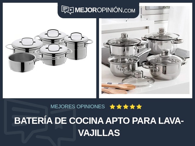 Batería de cocina Apto para lavavajillas