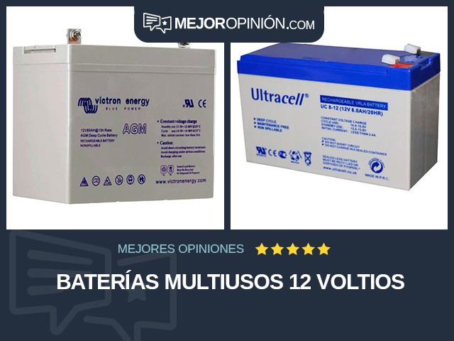 Baterías multiusos 12 voltios