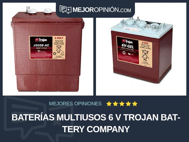 Baterías multiusos 6 V Trojan Battery Company