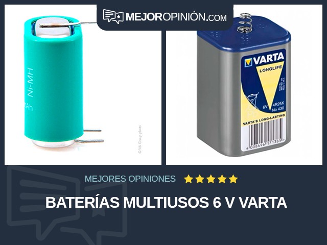 Baterías multiusos 6 V Varta