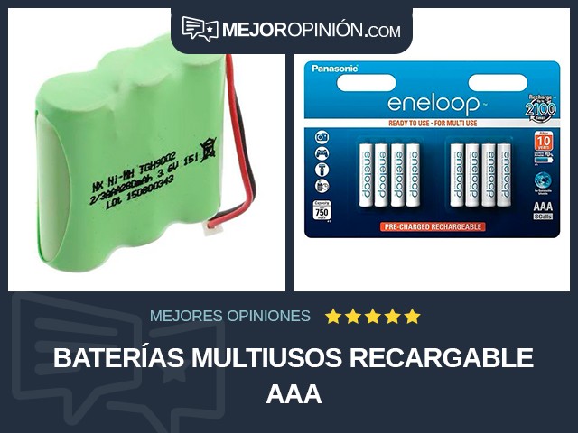 Baterías multiusos Recargable AAA