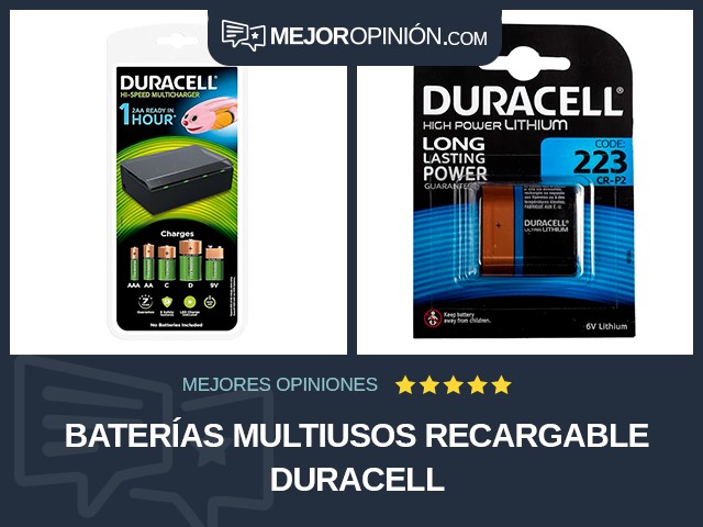 Baterías multiusos Recargable Duracell