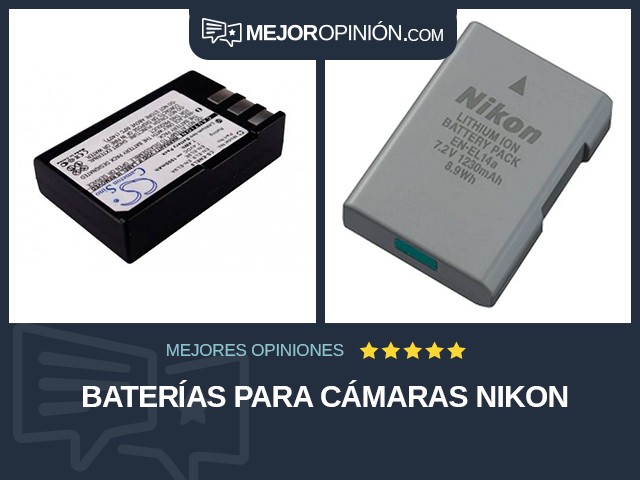 Baterías para cámaras Nikon
