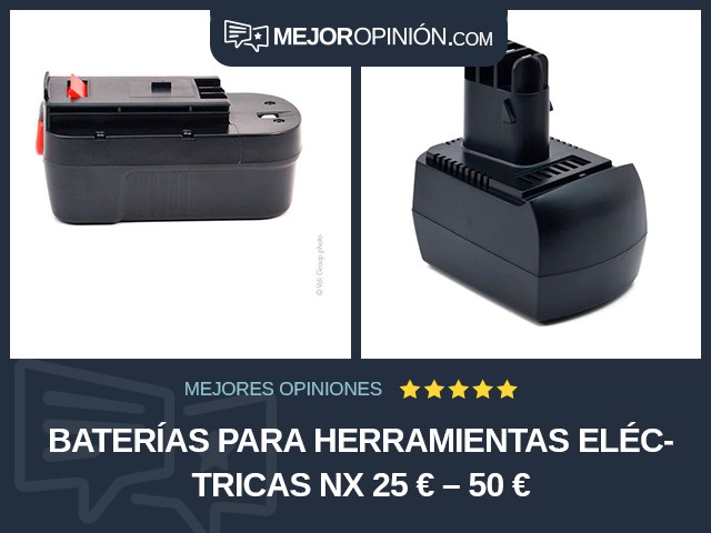 Baterías para herramientas eléctricas NX 25 € – 50 €