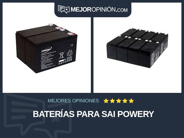 Baterías para SAI Powery