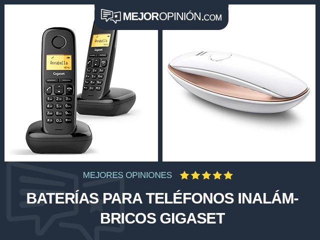 Baterías para teléfonos inalámbricos Gigaset