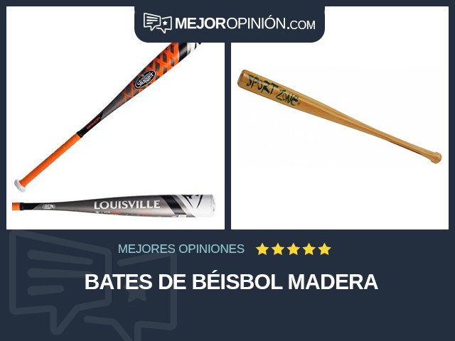 Bates de béisbol Madera