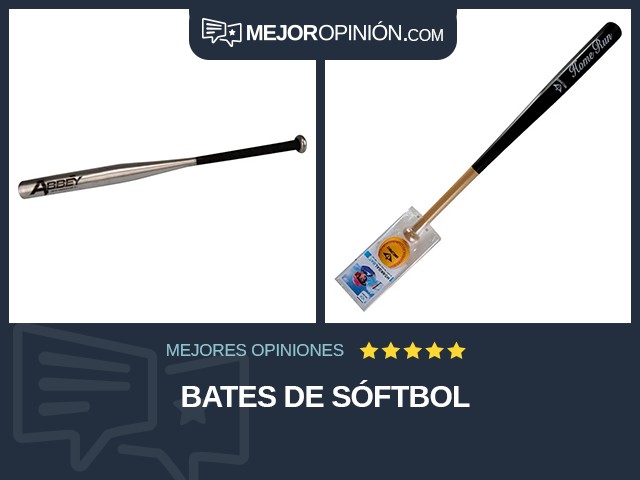 Bates de sóftbol