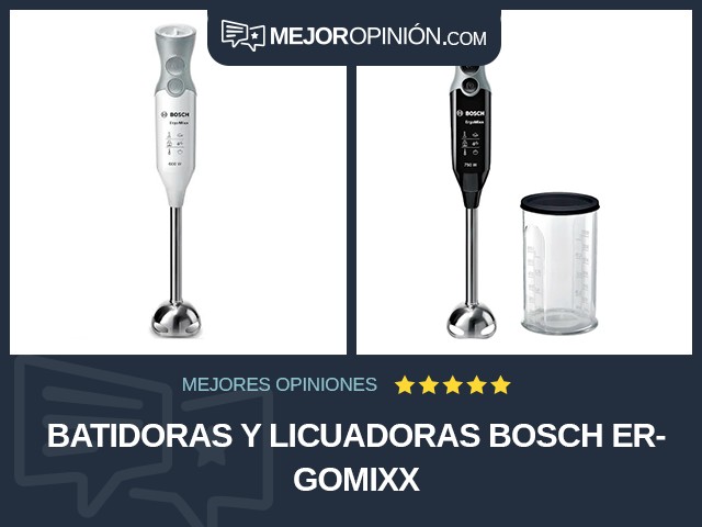 Batidoras y licuadoras Bosch ErgoMixx