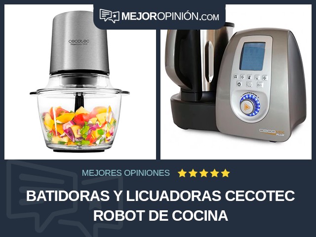 Batidoras y licuadoras Cecotec Robot de cocina