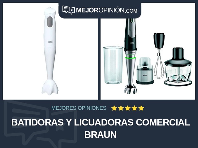 Batidoras y licuadoras Comercial Braun