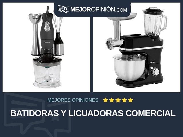 Batidoras y licuadoras Comercial