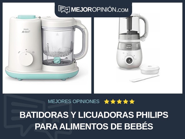 Batidoras y licuadoras Philips Para alimentos de bebés