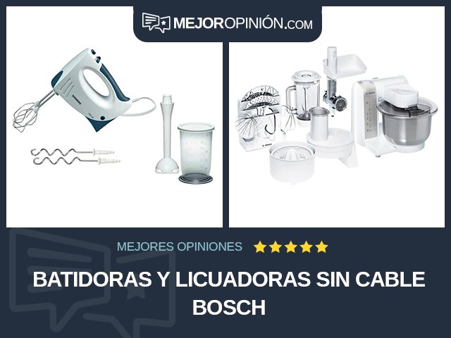 Batidoras y licuadoras Sin cable Bosch